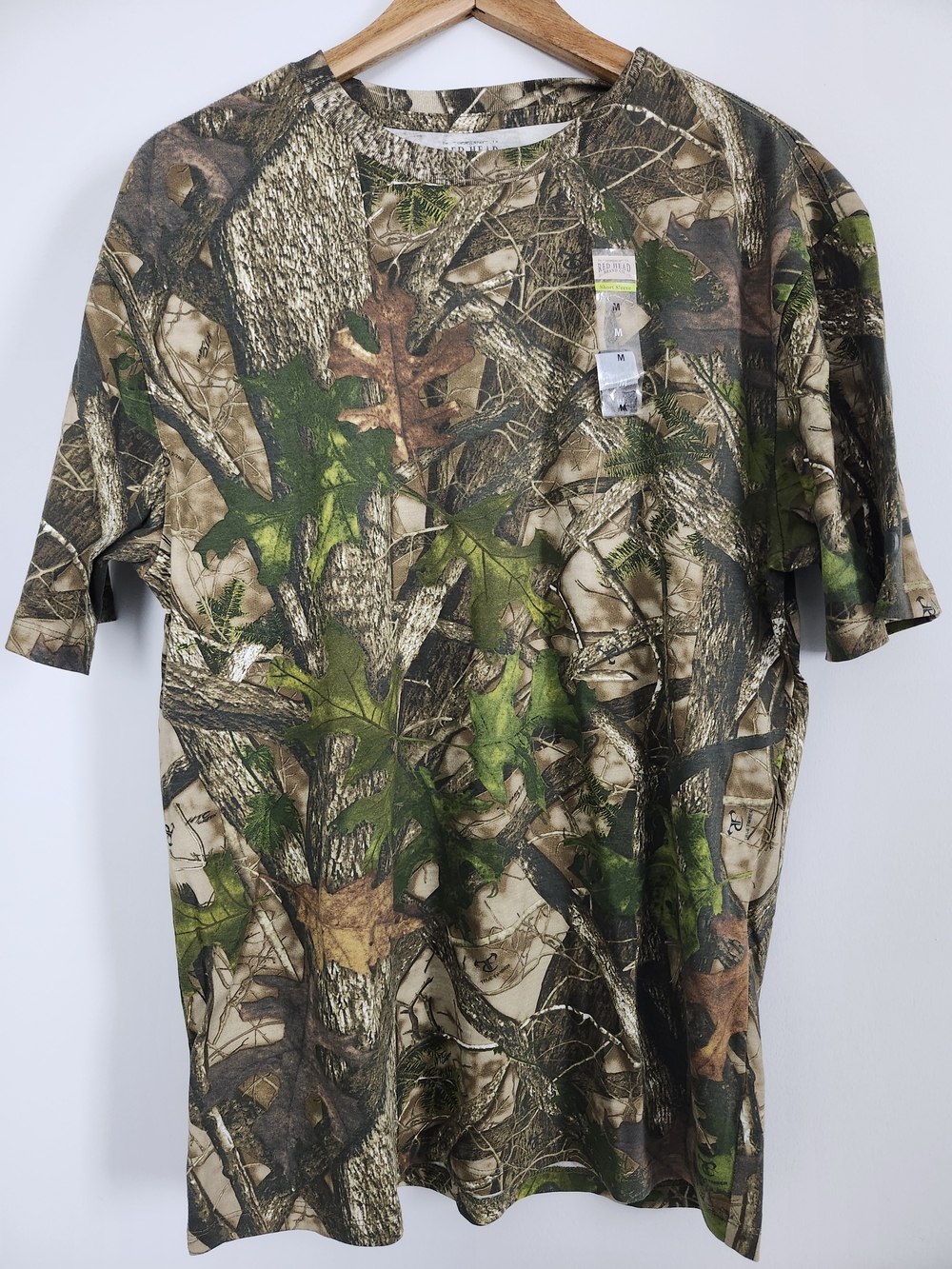 Men's Camouflage Short Sleeve T-Shirt Realtree-Style Redhead Brand Co. Medium